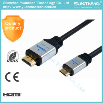 Cable Ethernet HDMI de soporte de alta velocidad OEM 1.4V